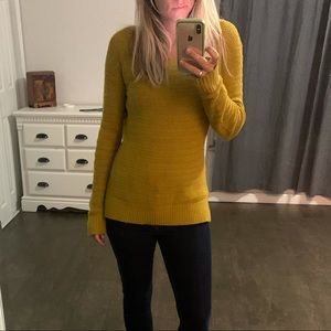 Mustard Yellow LOFT Sweater